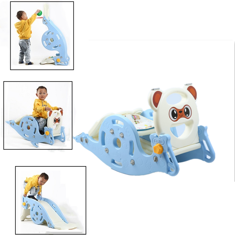 3 in 1 multi function plastic rocking horse for kids baby 2 to 4 years old baby swing car/Baby Swing Ride On Toys with slide