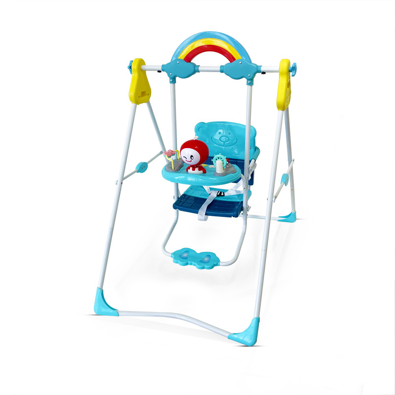 Professionally designed baby swing hanging chair baby swing high back baby swing with music with high carbon steel stand