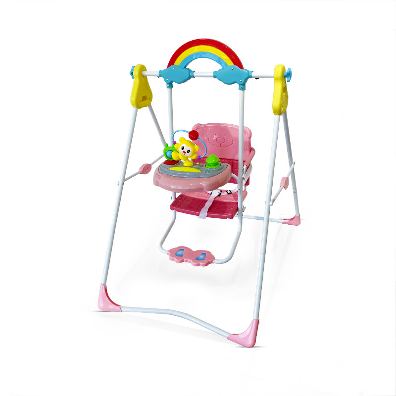 Professionally designed baby swing hanging chair baby swing high back baby swing with music with high carbon steel stand