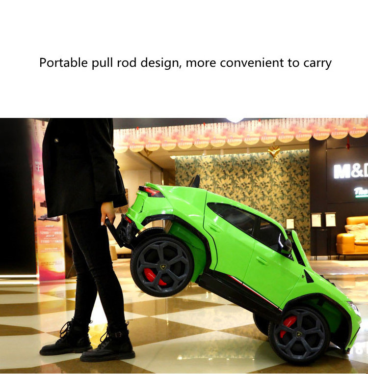 Popular Lamborghini Licensed kids electric car mini sport children 2 seats for kids to drive ride on car remote control toys car