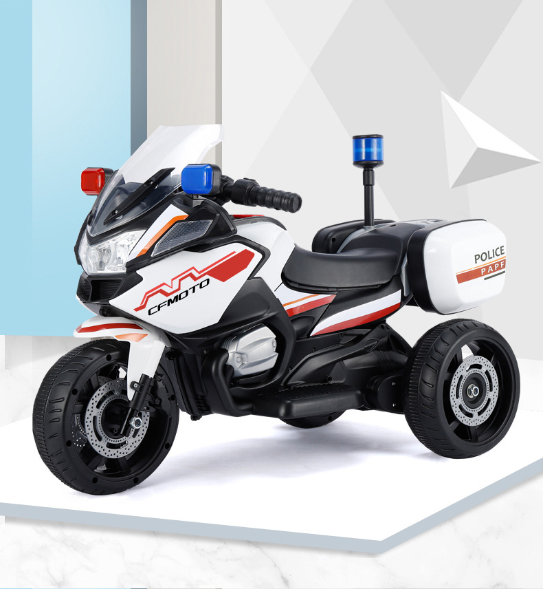 Battery powered police motorcycle online