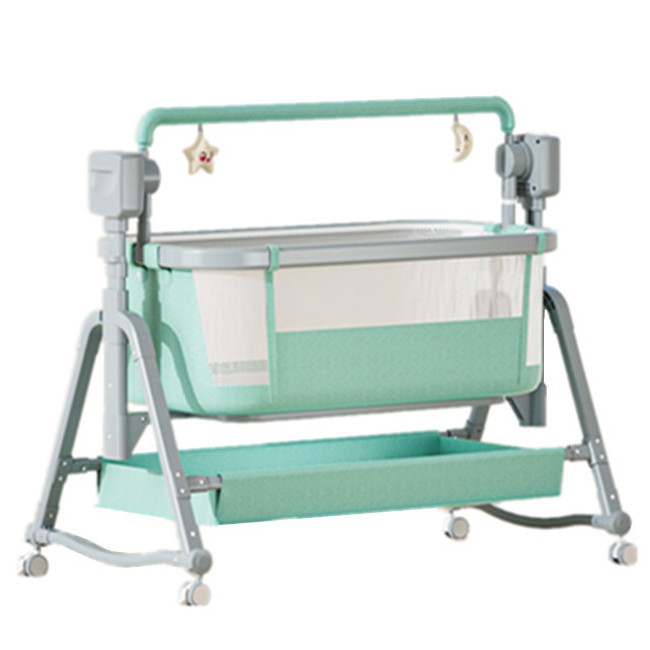 Hot wholesale baby travel bassinet cot crib portable moveable sleeping bed cradle splicing adult bed for newborn boys&girls