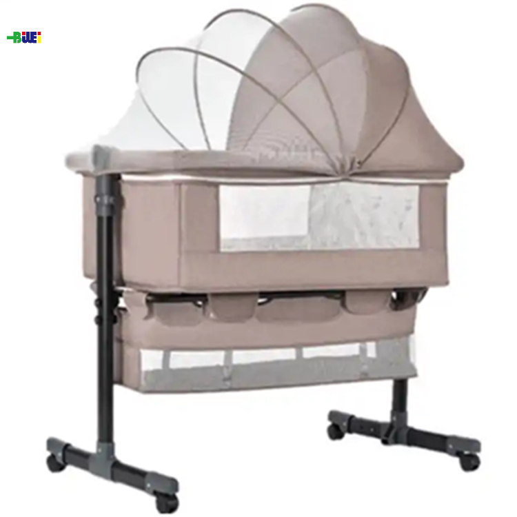 New Baby Bed for New Born Baby's Bedding Swing Bed Cots Kids' Cribs Cots Hammock Metal Carton Baby Crib Bedding Set