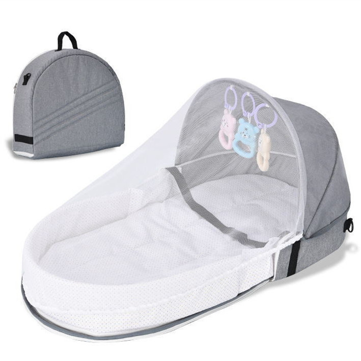 baby small cot bassinet Toddler sleeping bed Multifunctional baby portable crib folding anti-pressure newborn bed factory direct