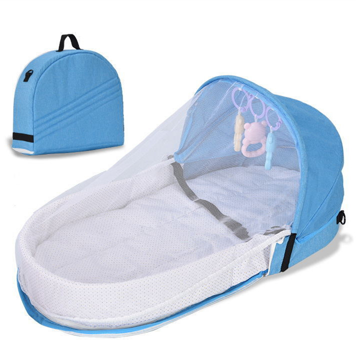 baby small cot bassinet Toddler sleeping bed Multifunctional baby portable crib folding anti-pressure newborn bed factory direct