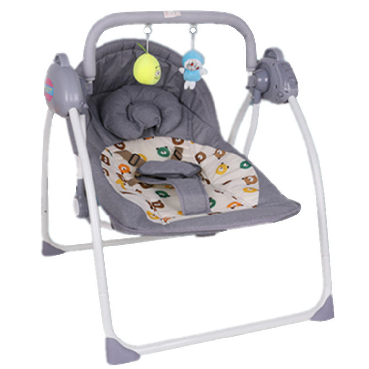 Baby smart remote control swing multi-functional baby rocking chair with mosquito net electric chair childen's swing re