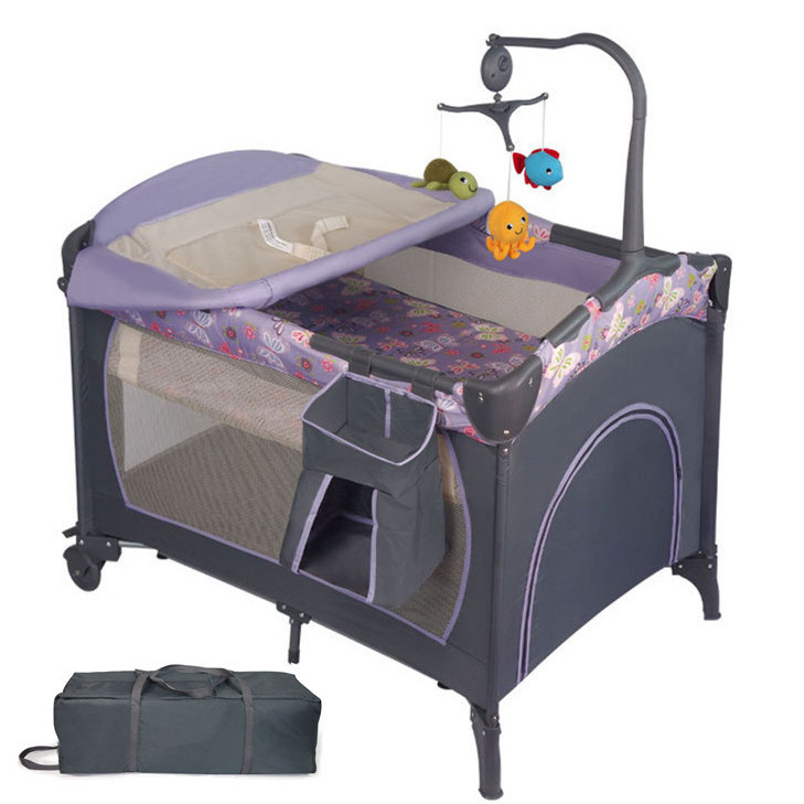 Baby's bedding swing beds baby fence playpen baby nest snuggle bed  2 in 1 Bedside Sleeper game yard portable for new born