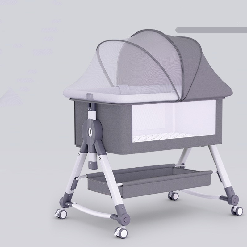 Swing Baby Bassinet Swing Bedside Crib as Well as Manually Swinging Crib Bed  Portable Crib Modern for Newborns and Baby