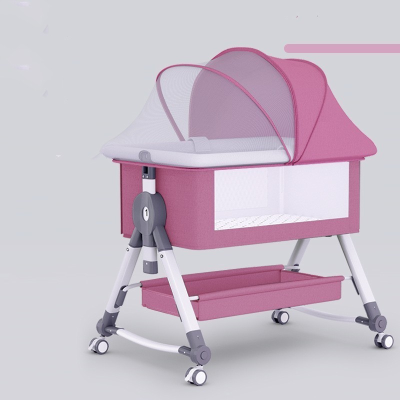 Swing Baby Bassinet Swing Bedside Crib as Well as Manually Swinging Crib Bed  Portable Crib Modern for Newborns and Baby