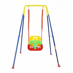 High quality outdoor kids patio swing for playground/Unique Indoor Outdoor Toddler Children Hanging Seat Secure Kids Swing chair