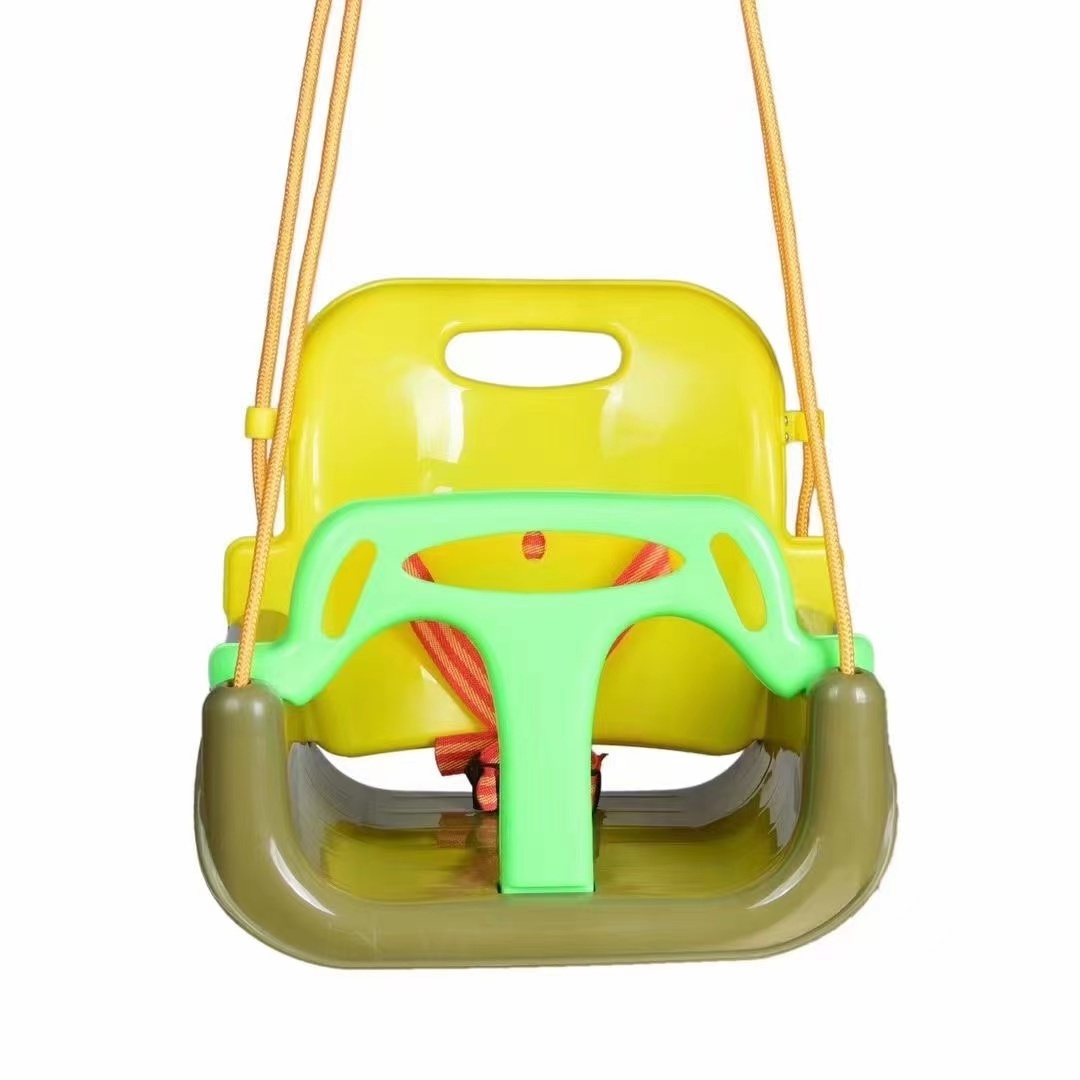 2024 High quality Outdoor Garden Kids Play Swing/Kids Outdoor Playground Kids Swing Chair with Safety Belt Hanging bouncer chair