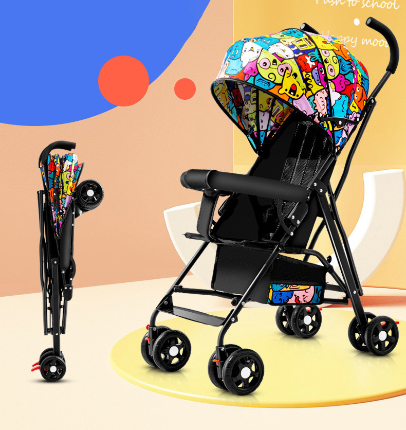 Baby Bugy Luxury Baby Stroller Steel Stainless Frame Logo Packing Wheels EN1888 Baby Strollers OEM Customized 3 in