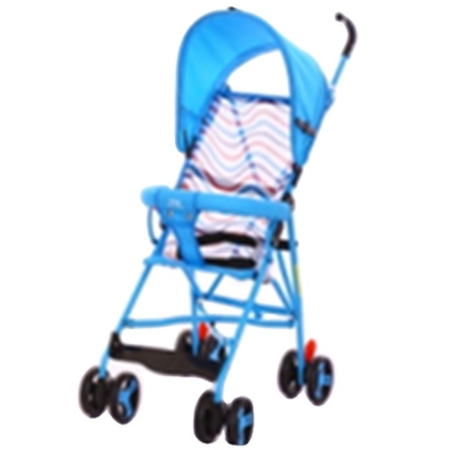 Cheap price down manufacturers of light and thin children's wheelbarrow simple portable sunshade four-wheel umbrella baby cart