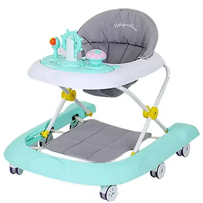 Andaderas Para Bebes Folding Baby Walker Sit-To-Stand Learning Walker Kids Multi-function Baby Push Walker 3 In 1 trolley