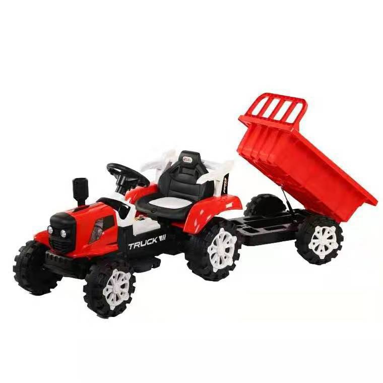 2022 wholesale Remote Control 6 wheels electric tractor/new model 6 wheels leather seats electric ride on car