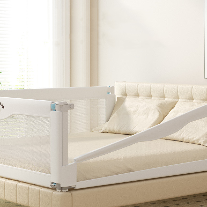 High Quality Aluminum Toddler Baby Bed Rail Guard Non-toxic Material Safety Feature Avoid Slipping Bed Rails for Baby