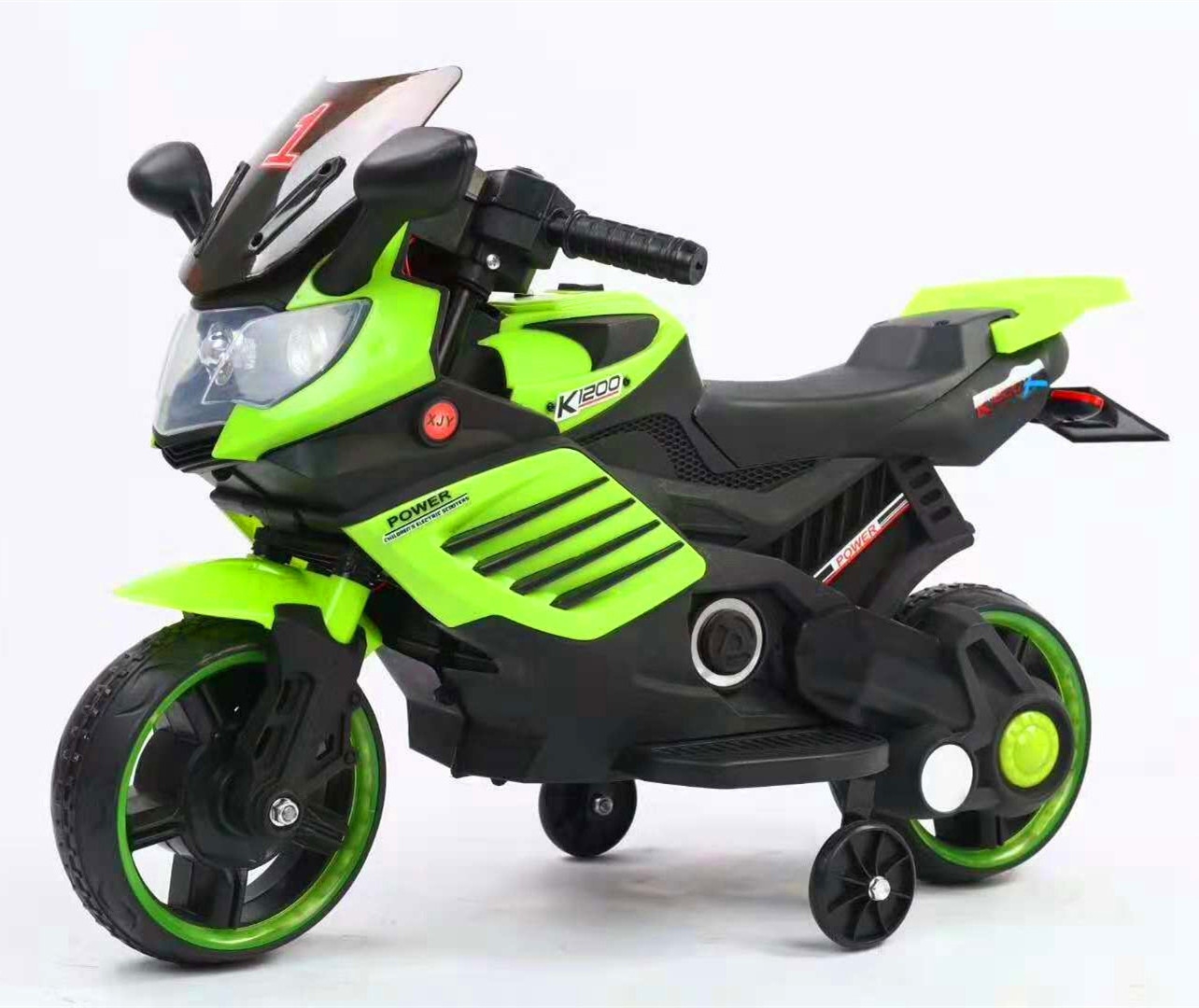 Baby Battery Powered Kids Electric Ride On Toy Car/musical kids electric motorcycle with Auxiliary wheel/6V electric kids car