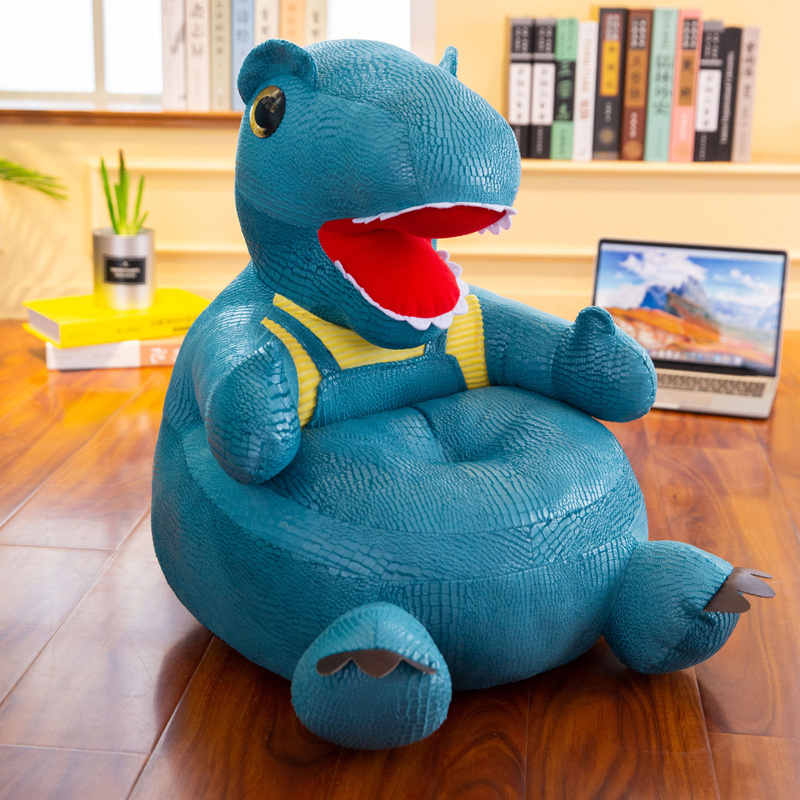 2022   hot  sell  Kids sofa chair cartoon animal baby sofa plush toy chair soft dinosaur sofa