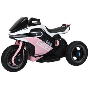 Children's mini fashion electric motorcycle with early education music/Dual drive electric toy car for boys and girls to ride