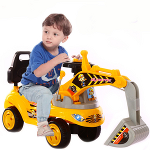 2021 factory price kids ride on excavator toys/mini kids children ride on cars/baby gift babies boys sliding car excavator