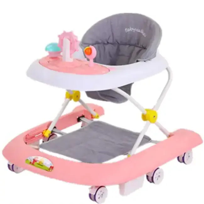 Andaderas Para Bebes Folding Baby Walker Sit-To-Stand Learning Walker Kids Multi-function Baby Push Walker 3 In 1 trolley