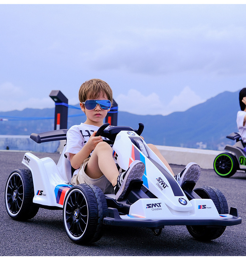 kids go kart electric  ride on car children land ride on toys cars battery powered electric pedal go kart for kids