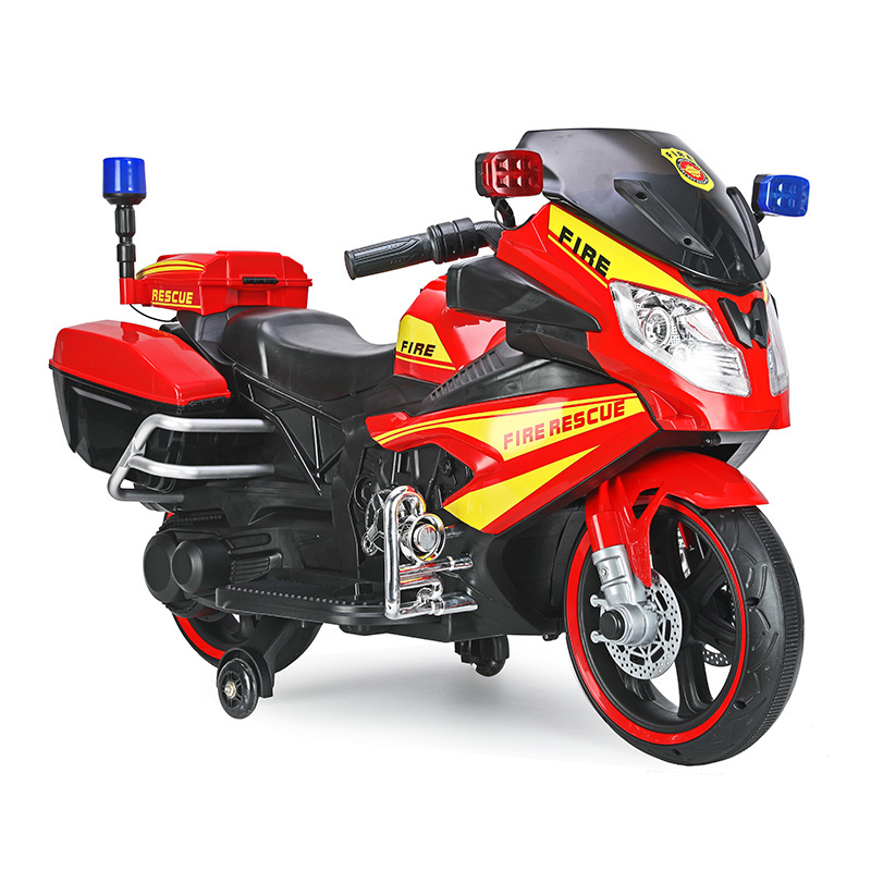 2021 cheap ride on mini motorcycle police car with music lights/four wheels two-seat child motorcycle electric kids motorbike