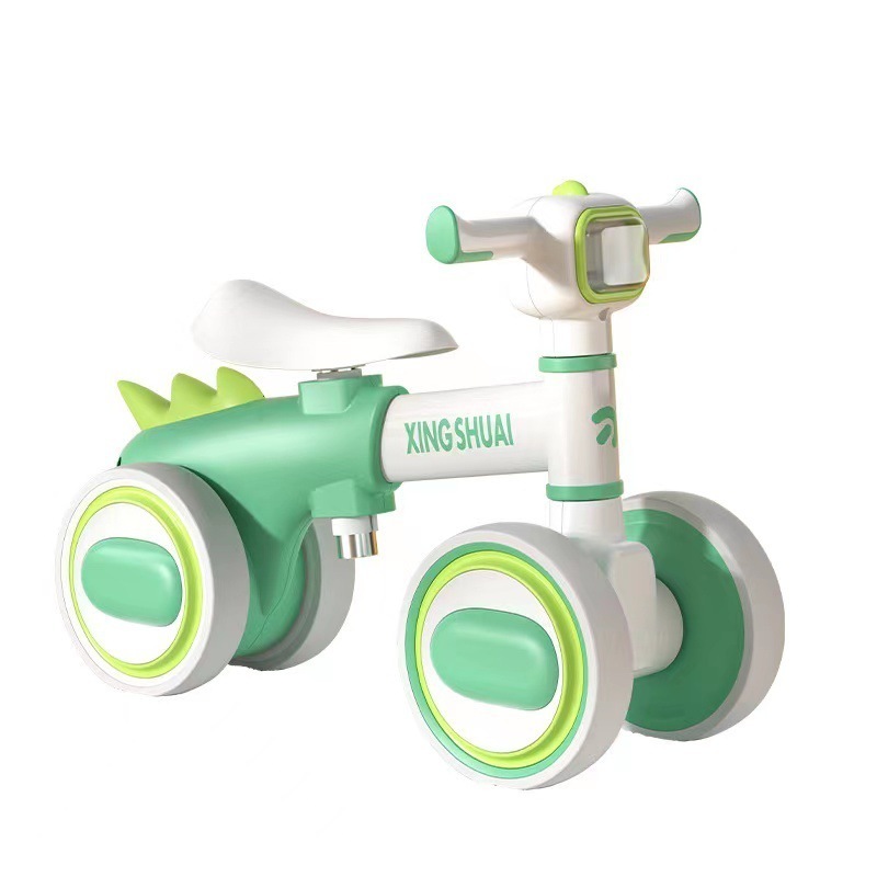 Baby Balance Bike Cute Kids Riding Bike 1-3 Years/factory wholesale Four-wheel Anti-roll Walker Roller Coaster Baby Balance Bike