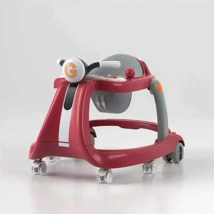 Various Specifications  walker  for  toddler  children's baby walker 6-gear adjustment baby anti-O-leg anti-rollover music