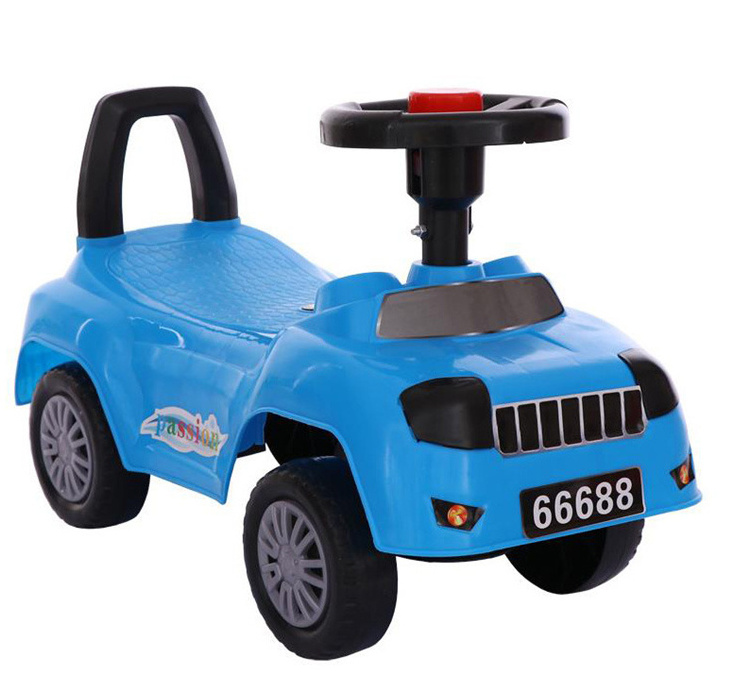 Wholesale Cheap Slide Car/Plastic Toddler Toy Kids Ride On Car With Hand Putter Portable Kids Riding Car/Children Sliding car