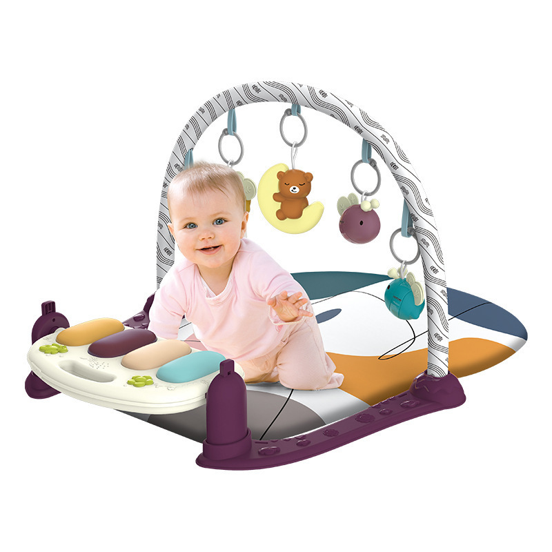 Sleep pads with music for newborns Treadle piano baby toy fitness rack/Lighting Game Blanket Feet Piano Educational Toys