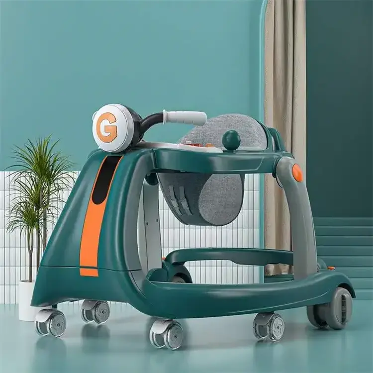 Various Specifications  walker  for  toddler  children's baby walker 6-gear adjustment baby anti-O-leg anti-rollover music