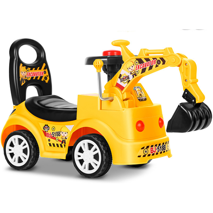 high quality digging machine sand digger toy mini digger/baby kids swing car sliding car /kids ride on twist slide on car