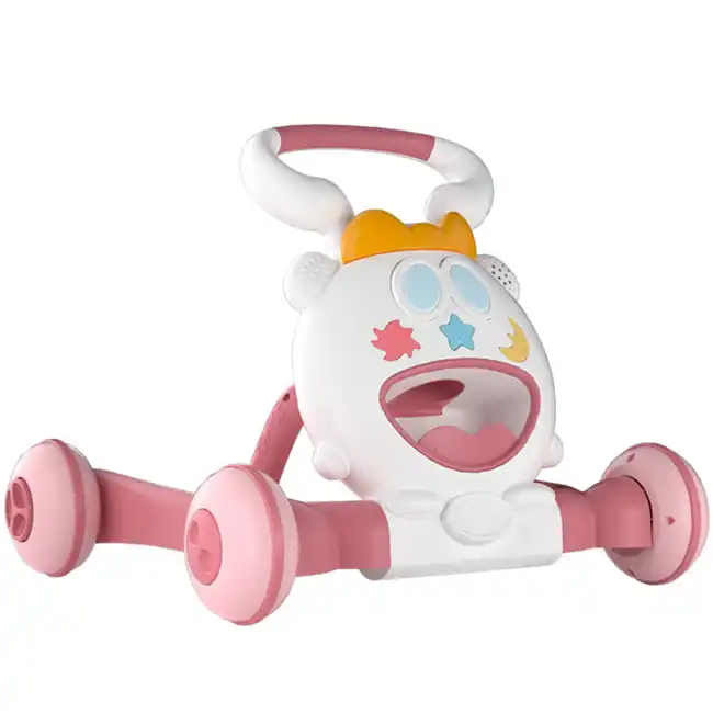 Price competitive Anti-O-leg baby walker / Height adjustable and one button folding baby walker