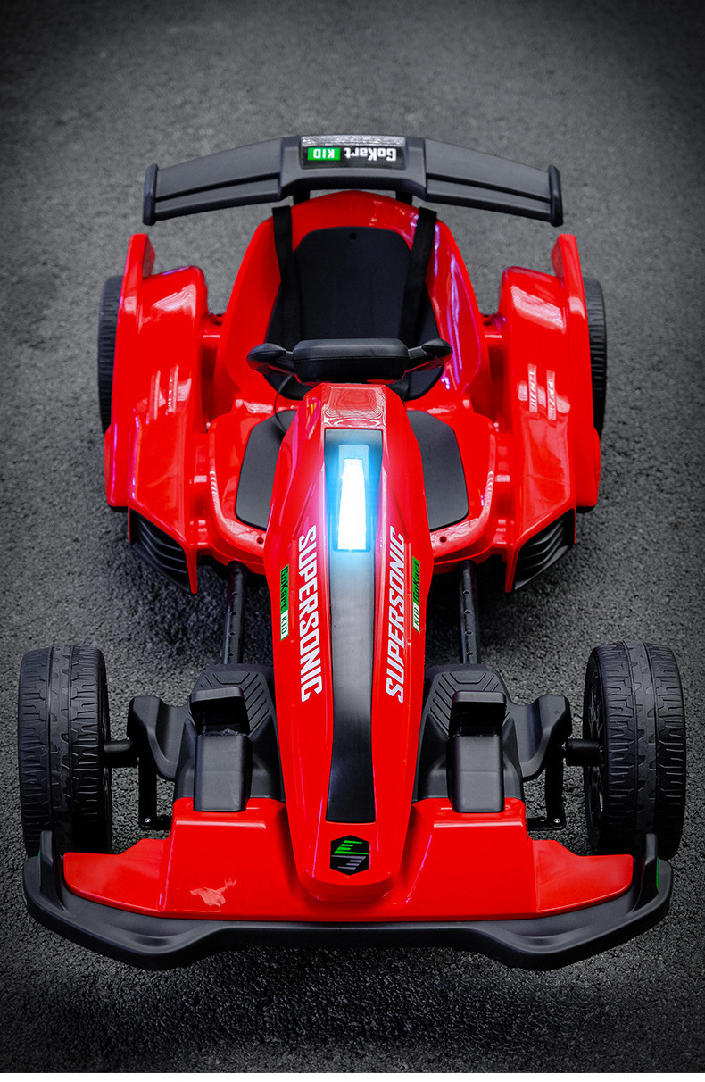 2022 New style  popular kids go karting racing child drift car dual motor electric go cart 12V 7AH  cheap go carts for sale