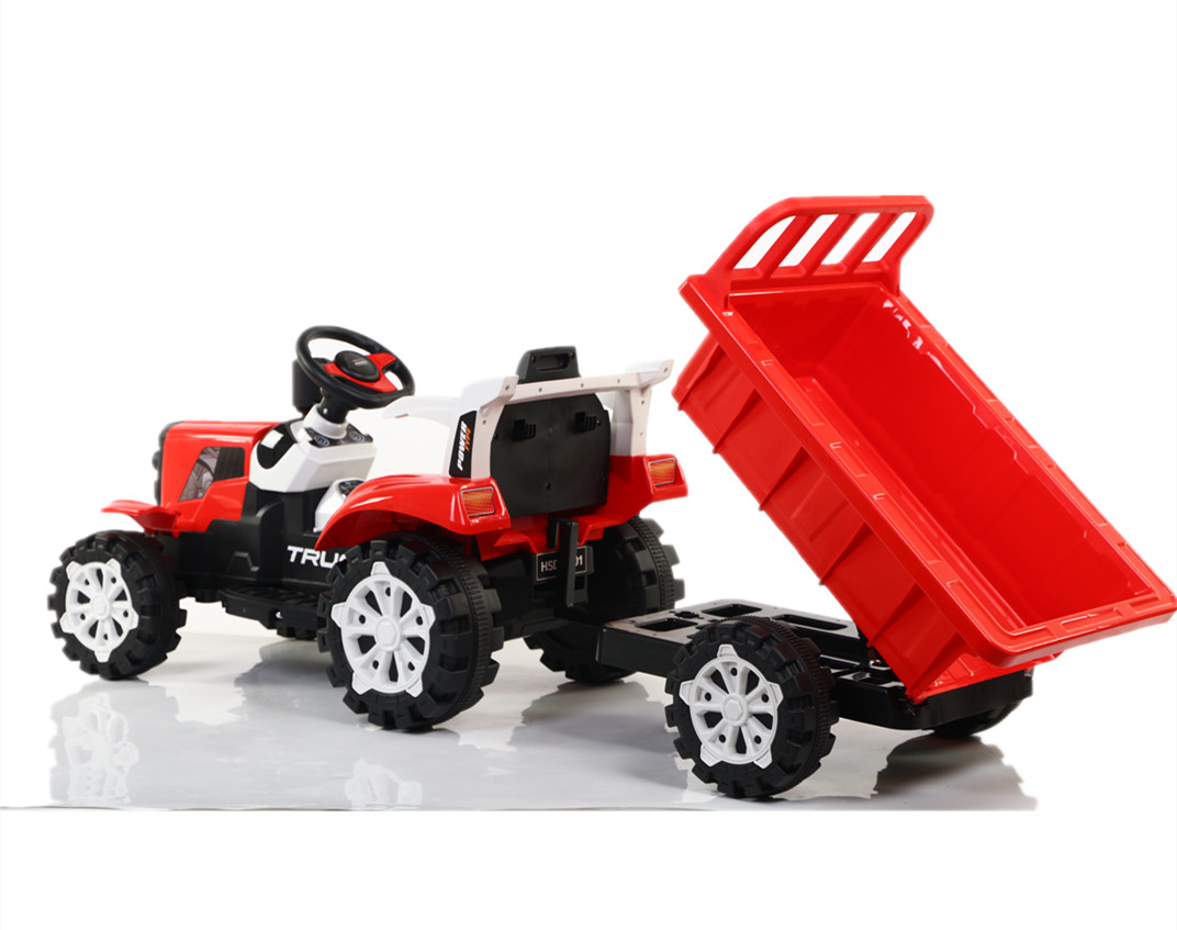 2022 wholesale Remote Control 6 wheels electric tractor/new model 6 wheels leather seats electric ride on car