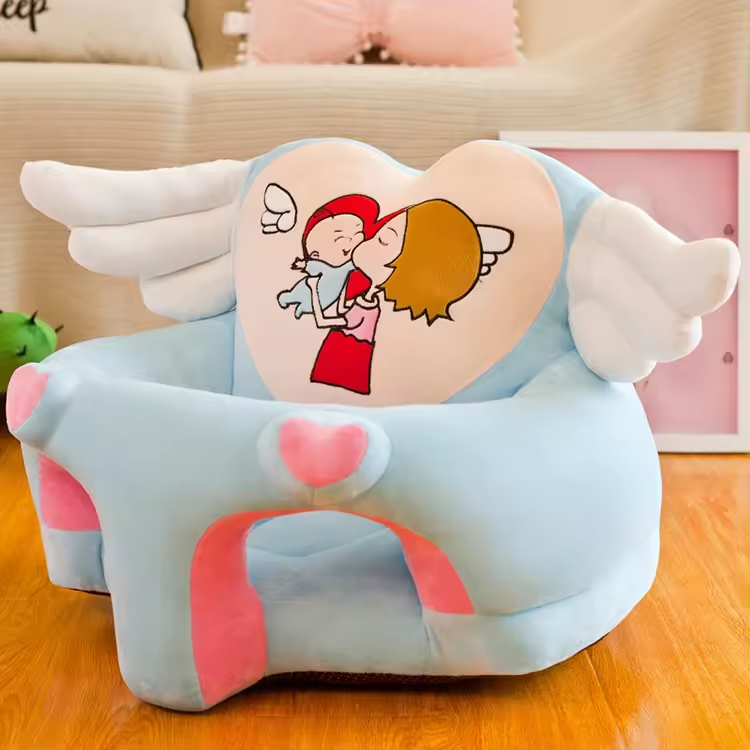 Lounge sofa kids flip out sofa Baby Support Seat  Sitting Plush Animal Chair  Toy Animal Baby Plush Sofa Chair