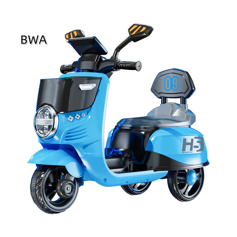 Children's electric motorcycle can sit on adult/boys and girls tricycle double rechargeable large Remote control mini  toy car