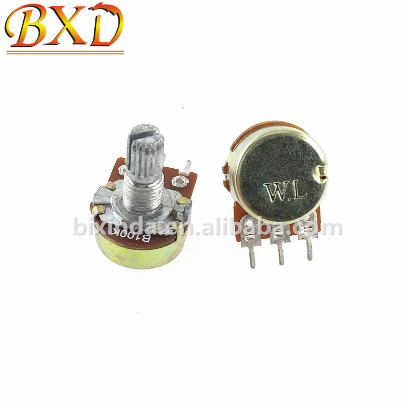 3 Feet Single union potentiometer WH148 B2K handle 15mm Power amplifier volume potentiometer