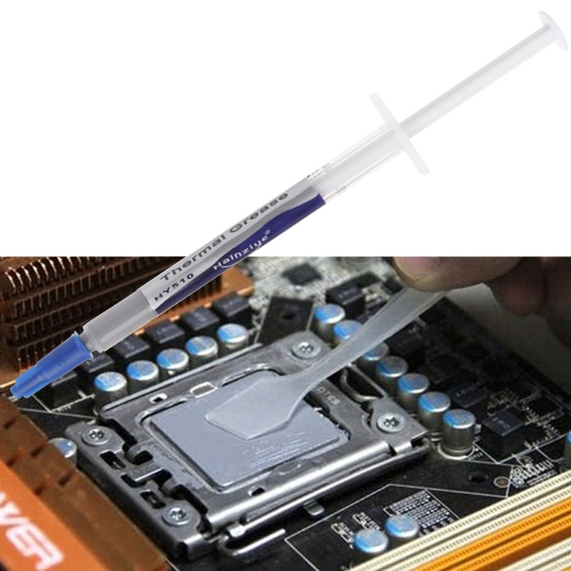 1g led lights heat sink thermal paste syringe high temperature silver CPU processor Conductive thermal paste