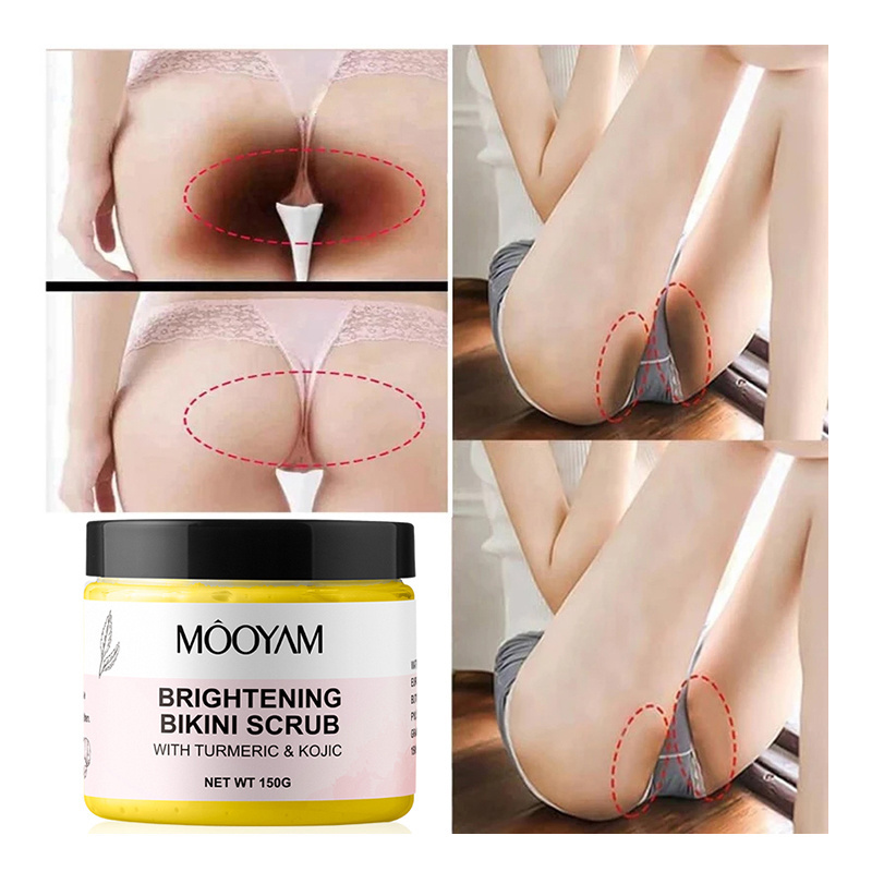 Brightening Bikini Scrub Intimate Exfoliating Bikini Area Bump Eraser Private Part Whitening Body Scrub