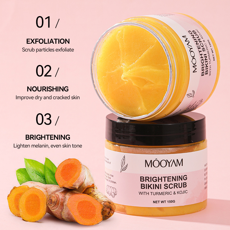 Brightening Bikini Scrub Intimate Exfoliating Bikini Area Bump Eraser Private Part Whitening Body Scrub