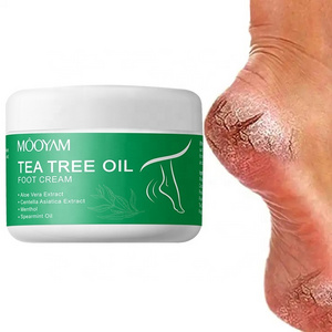 Private Label Foot Repair Care Cream Softens Conditions Dry Cracked Feet Heels Tea Tree Oil Foot Cream