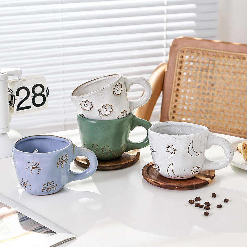 valentines day gift 2023 Cartoon 3D Animal Mugs Handmade Snail Cat Dog Cups Ceramic Kitchen Drinkware Cute Coffee Mug