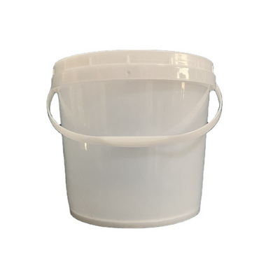 Manufacturers wholesale 10L round plastic bucket with cover with handle transparent small bucket liquid container