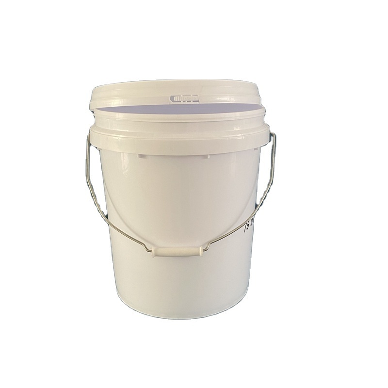 Premium 20L Painted plastic drum with handle and lid PP drum 5 gallon packing drum