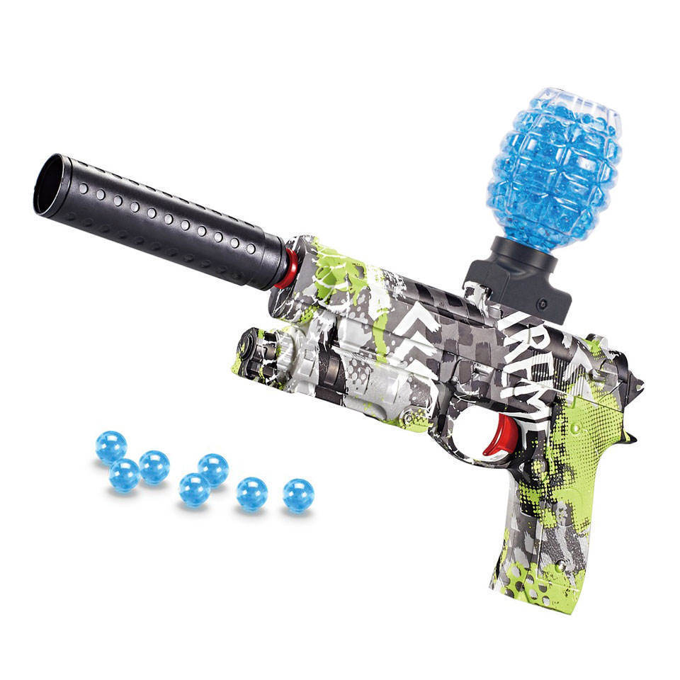 Manufactory Direct Electric Manual Crystal Gel Gun Ball Fireworks Soft Bullet Water Bomb Pistol Toy