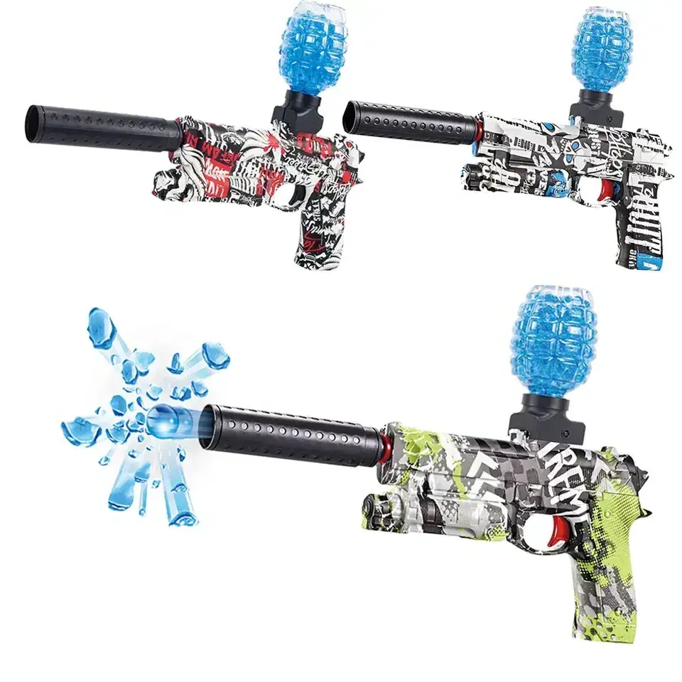 Factory Hot Sales Ball Fireworks Soft Bullet Water Bomb Pistol Toy Pistols And Guns For Kids