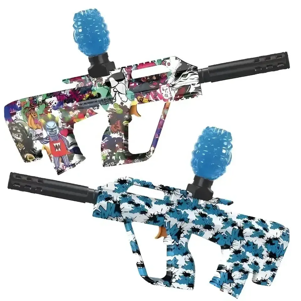 Chinese Manufacturer Electric Ak47 Airsoft Splatter Ball Gel Gun Toys Kid Play Toy Plastic Gun