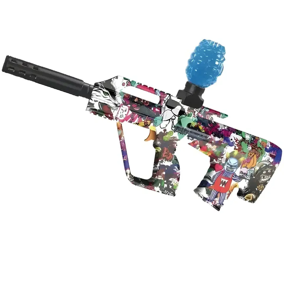 Chinese Manufacturer Electric Ak47 Airsoft Splatter Ball Gel Gun Toys Kid Play Toy Plastic Gun